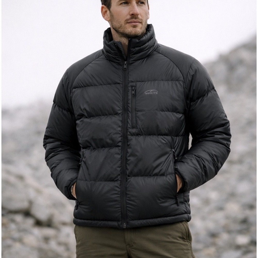 GoLite Inferno Down Jacket Men's XXL Black 80/20 Goose Down Puffer Packable